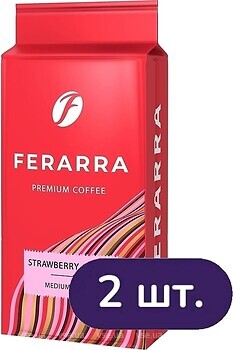 Фото Ferarra Caffe Strawberry Choco молотый 2x 250 г