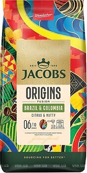 Фото Jacobs Origins South America Blend в зернах 1 кг