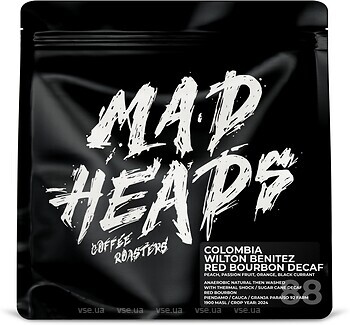 Фото MadHeads Wilton Benitez Red Bourbon Decaf Colombia Filter в зернах 250 г