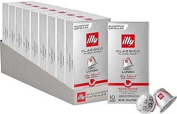 Фото Illy Classico Lungo в капсулах 100x 5.7 г