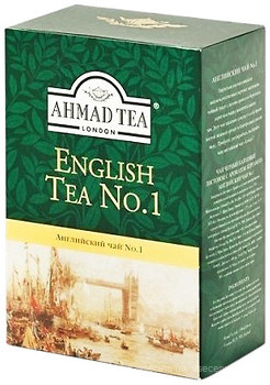 Фото Ahmad Tea Чай черный среднелистовой Английский №1 (картонная коробка) 100 г
