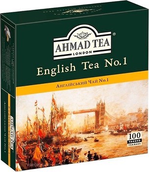 Фото Ahmad Tea Чай черный пакетированный Английский №1 (картонная коробка) 100x2 г