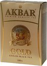 Фото Akbar Чай черный среднелистовой Gold (картонная коробка) 100 г