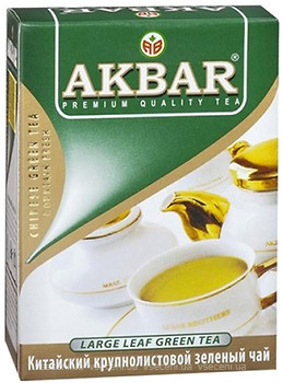Фото Akbar Чай зеленый крупнолистовой (картонная коробка) 100 г