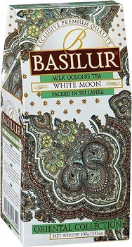 Фото Basilur Чай молочный улун крупнолистовой Восточная коллекция Белая луна (картонная коробка) 100 г 70425