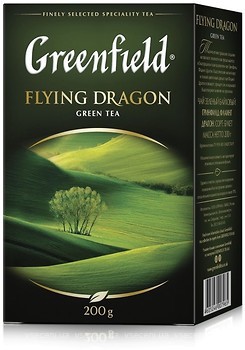 Фото Greenfield Чай зеленый крупнолистовой Flying Dragon (картонная коробка) 200 г