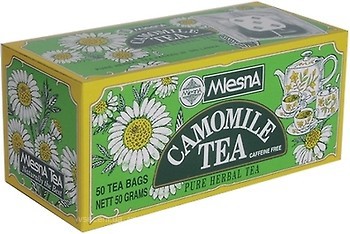 Фото Mlesna Чай травяной пакетированный Ромашка (картонная коробка) 50x1 г