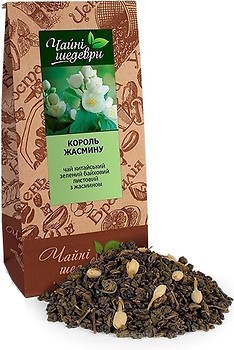 Фото Чайные шедевры Чай зеленый крупнолистовой Король жасмина (бумажный пакет) 500 г
