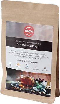 Фото Trevi Чай черный крупнолистовой Манго маракуя (бумажный пакет) 1 кг