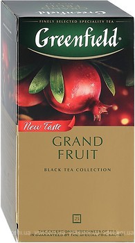 Фото Greenfield Чай черный пакетированный Grand Fruit (картонная коробка) 25x1.5 г