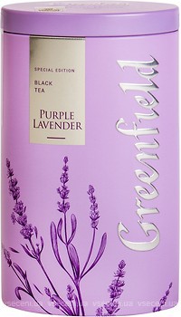 Фото Greenfield Чай черный крупнолистовой Purple Lavender (жестяная банка) 100 г