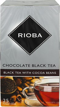 Фото Rioba Чай черный пакетированный Chocolate (картонная коробка) 25x2 г