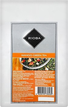 Фото Rioba Чай зеленый крупнолистовой Mango (фольгированный пакет) 250 г