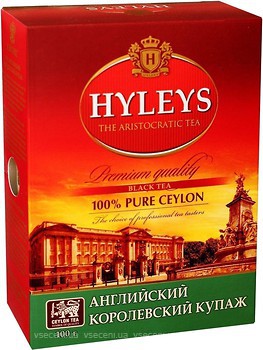 Фото Hyleys Чай черный крупнолистовой Английский королевский купаж (картонная коробка) 100 г