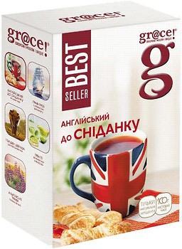 Фото Gr@ce! Чай черный среднелистовой Английский завтрак (картонная коробка) 100 г