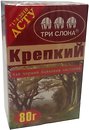 Фото Три слона Чай черный крупнолистовой Крепкий (картонная коробка) 80 г
