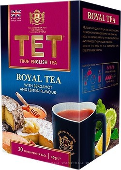 Фото ТЕТ Чай черный пакетированный Роял (картонная коробка) 20x2 г