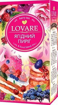 Фото Lovare Чай фруктовый пакетированный Ягодный пирог (полиэтиленовый пакет) 24x1.5 г