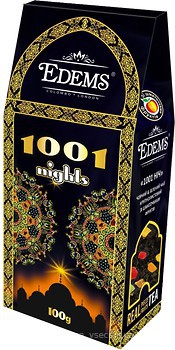 Фото Edems Купаж черного и зеленого чая крупнолистовой 1001 ночь (картонная коробка) 100 г