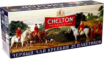 Фото Chelton Чай черный пакетированный Классическая коллекция Английский крепкий (картонная коробка) 25x1.5 г