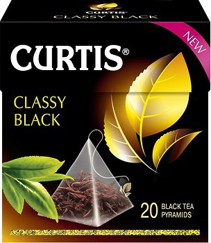 Фото Curtis Чай черный пакетированный Classy Black (картонная коробка) 20x1.8 г