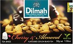Фото Dilmah Чай черный пакетированный Вишня-миндаль (картонная коробка) 20x1.5 г