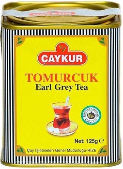 Фото Caykur Чай черный мелколистовой Tomurcuk Earl Grey (жестяная банка) 125 г
