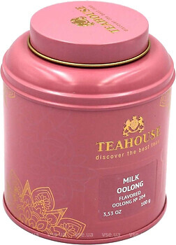 Фото Teahouse Чай улун крупнолистовой Молочный (жестяная банка) 100 г