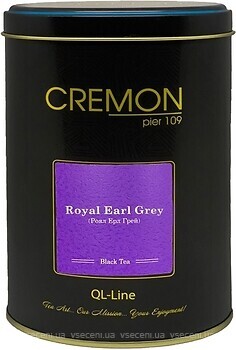 Фото Cremon Чай черный крупнолистовой Royal Earl Gray (жестяная банка) 120 г