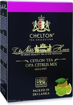 Фото Chelton Чай черный крупнолистовой Благородный дом OPA Citrus Mix Chelton (картонная коробка) 100 г