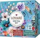 Фото Lovare Набор каркаде, черного и зеленого чая Fest Tea Set (картонная коробка) 90x1.75 г