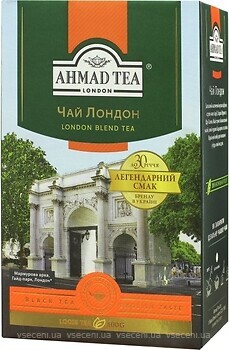 Фото Ahmad Tea Чай черный листовой Лондон (картонная коробка) 100 г