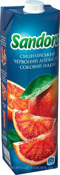 Фото Sandora соковый напиток Сицилийский красный апельсин 0.95 л