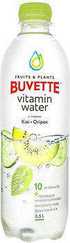 Фото Buvette Vitamin Water киви и огурец негазированная 0.5 л