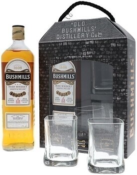 Фото Bushmills Original 6 YO 0.7 л в подарочной коробке с 2 стаканами