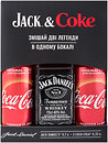 Фото Jack Daniel's Old №7 0.7 л + Coca-Cola 2x 0.33 л в подарочной коробке