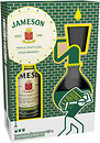 Фото Jameson Irish Whiskey 0.7 л в подарочной коробке с 2 бокалами