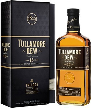 Фото Tullamore DEW Trilogy 15 YO 0.7 л в подарочной коробке