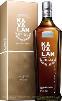 Фото Kavalan Distillery Select 0.7 л в подарочной коробке