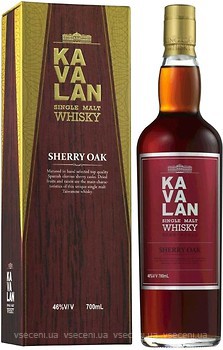 Фото Kavalan Sherry Oak 0.7 л в подарочной коробке