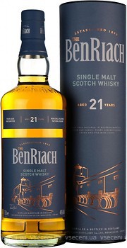 Фото BenRiach 21 YO 0.7 л в тубе