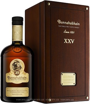 Фото Bunnahabhain 25 YO 0.7 л в деревянной коробке