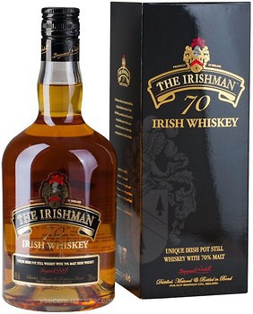 Фото Irishman Irish Whiskey 70 0.7 л в подарочной коробке
