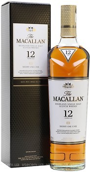 Фото Macallan Sherry Oak Cask 12 YO 0.7 л в подарочной коробке