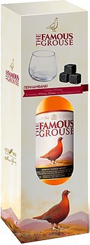 Фото Famous Grouse Blended Scotch Whisky 0.7 л в подарочной коробке с 1 стаканом