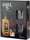 Фото Label 5 Finest Blended Scotch Whisky 0.7 л в подарочной коробке с 2 стаканами