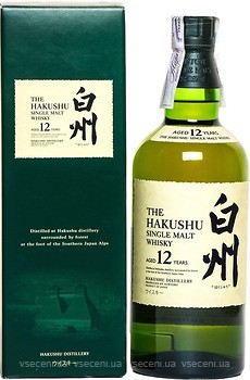 Фото Suntory Hakushu 12 YO 0.7 л в подарочной коробке