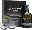 Фото Connemara Distillers Edition 0.7 л в подарочной коробке с 2 стаканами