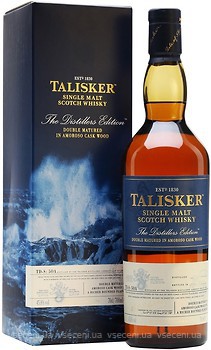 Фото Talisker The Distillers Edition 0.7 л в подарочной коробке