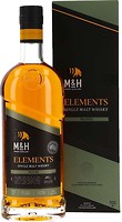 Фото M&H Elements Peated 0.7 л в подарочной коробке